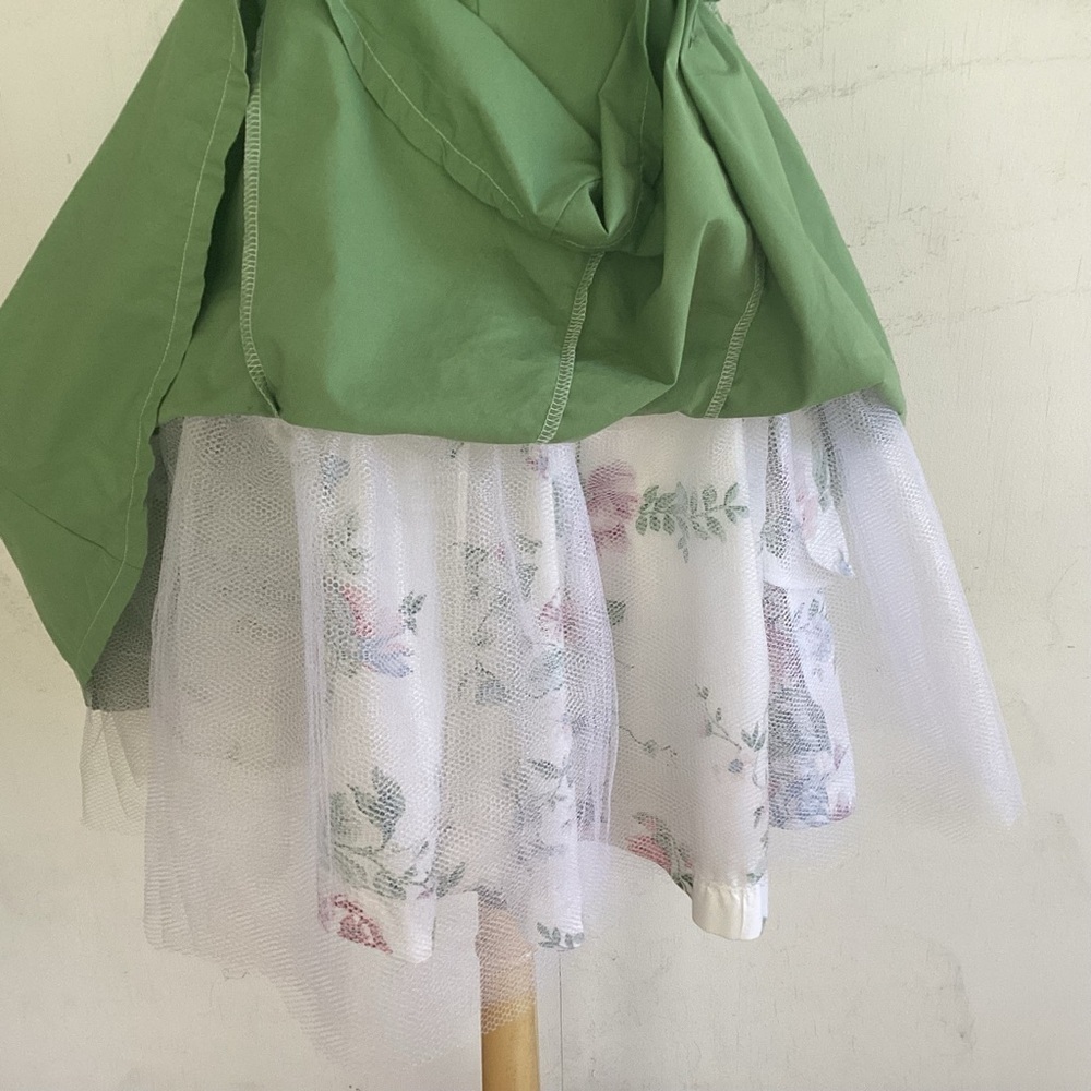 Upcycle Annie Fit/Flare Sweetheart Neckupcycled Floral Kentucky Derby Dress.L - Picture 13 of 14